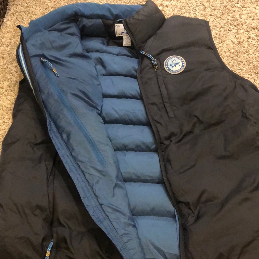 Southern Tide - Navy Down Vest